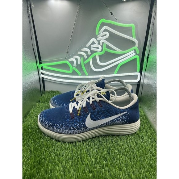 Nike Free RN Distance 2 Running‎ Shoes Boston Marathon Blue Mens 8 839478-416 - Picture 1 of 7